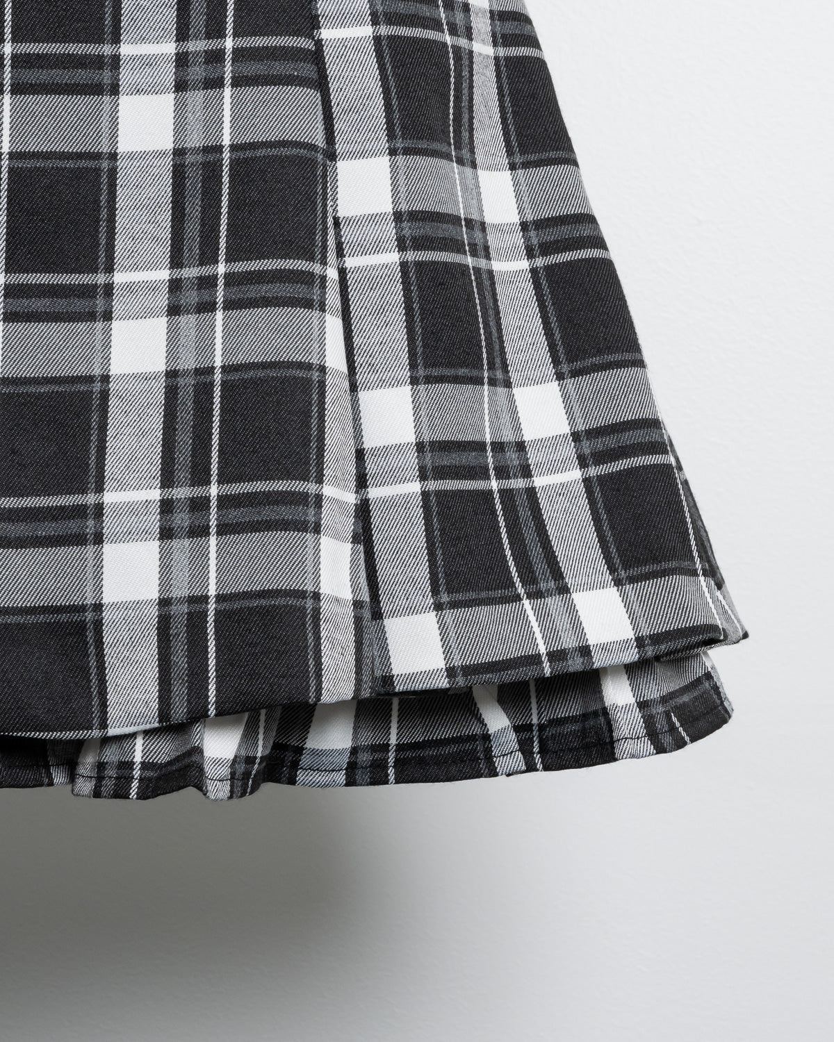 フロントボタンタックフレアスカパン