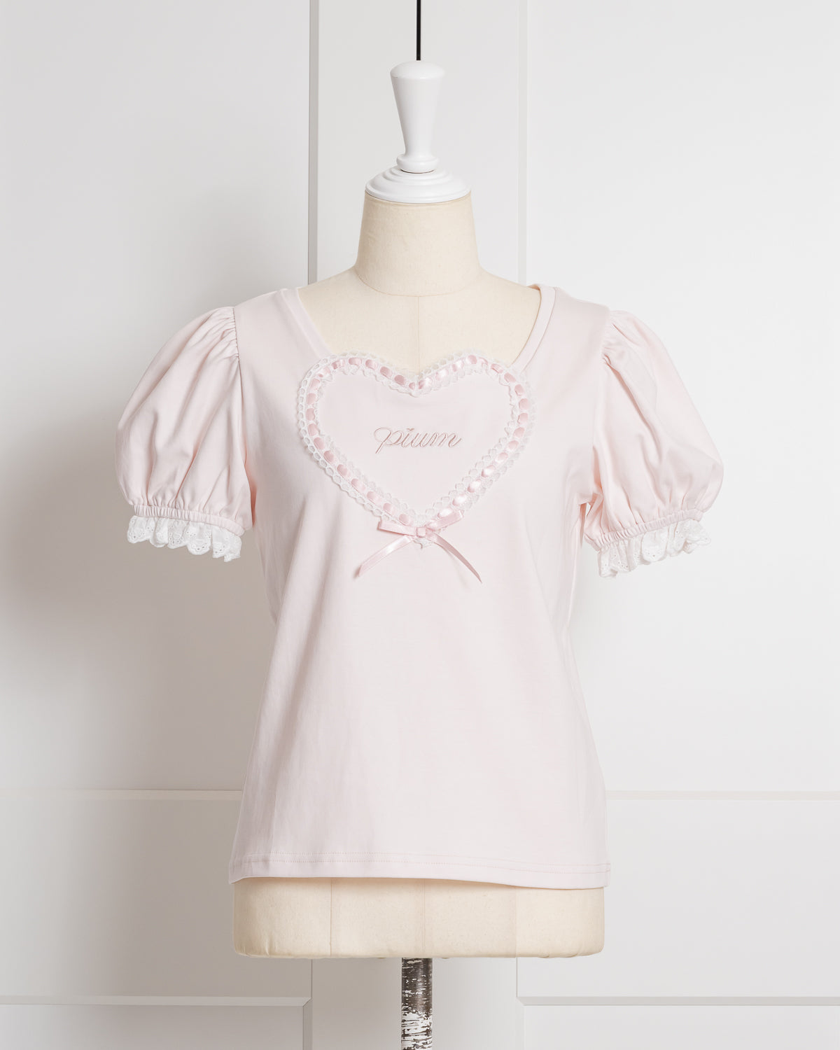 ハートレースパフスリーブTシャツ – pium