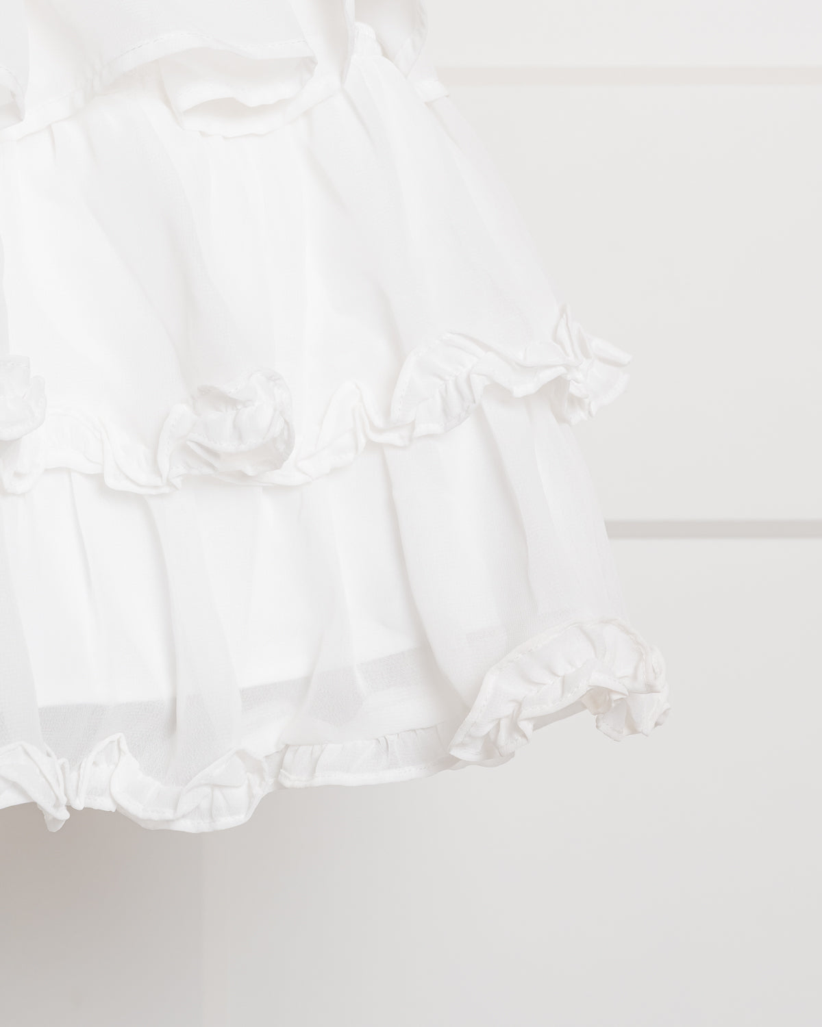 シフォンフリルティアードスカート