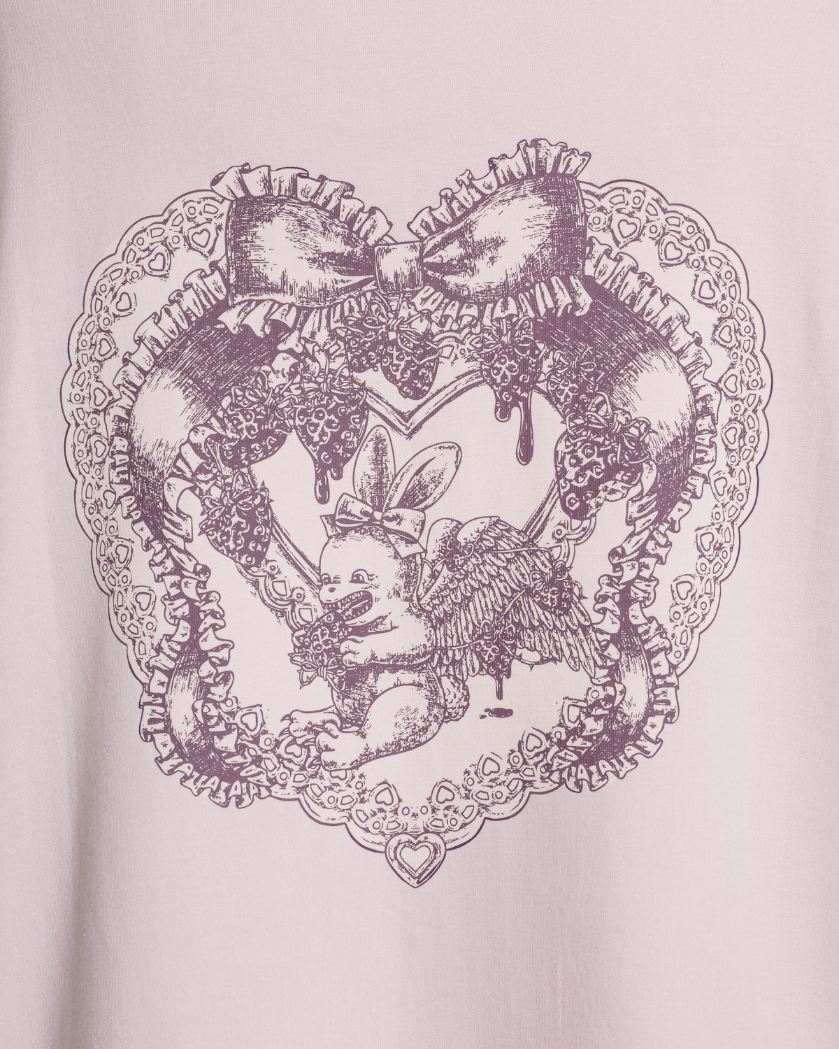 pium sweet berry bunny オーバーサイズ半袖Tシャツ