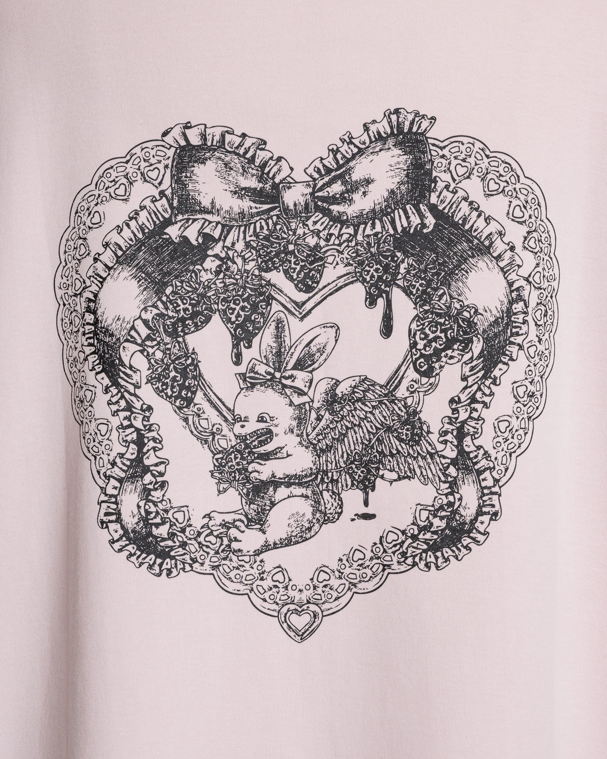 pium sweet berry bunny オーバーサイズ半袖Tシャツ