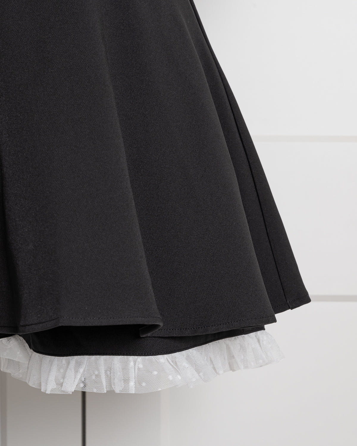 ドットチュールビスチェ風セットアップ