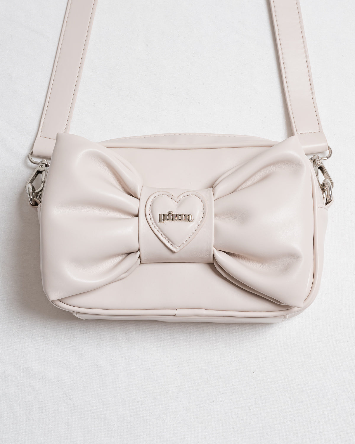 piumハートボリュームリボンポシェット