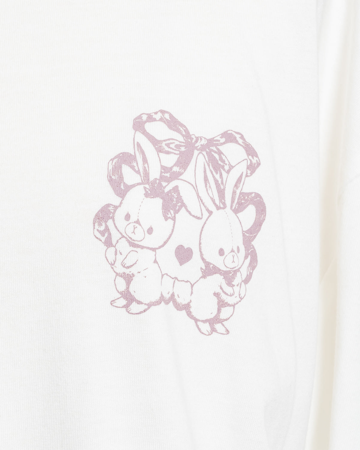 リボンクロスオーバーサイズ半袖Tシャツ