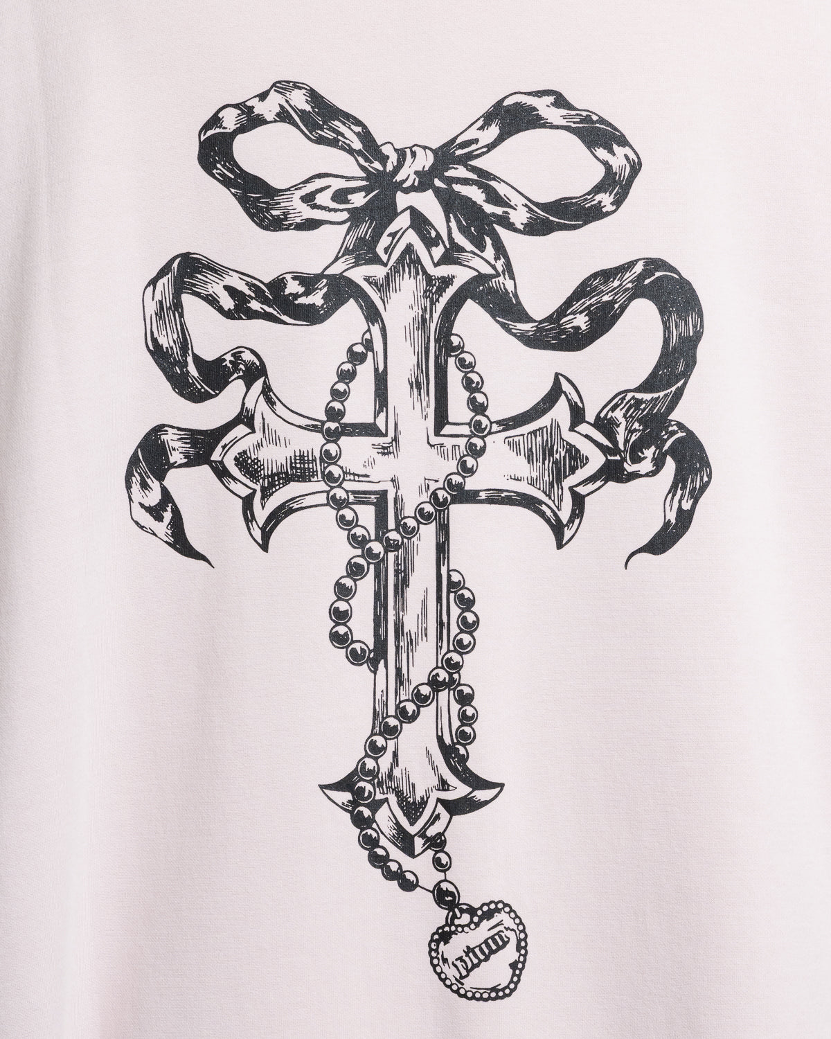 リボンクロスオーバーサイズ半袖Tシャツ