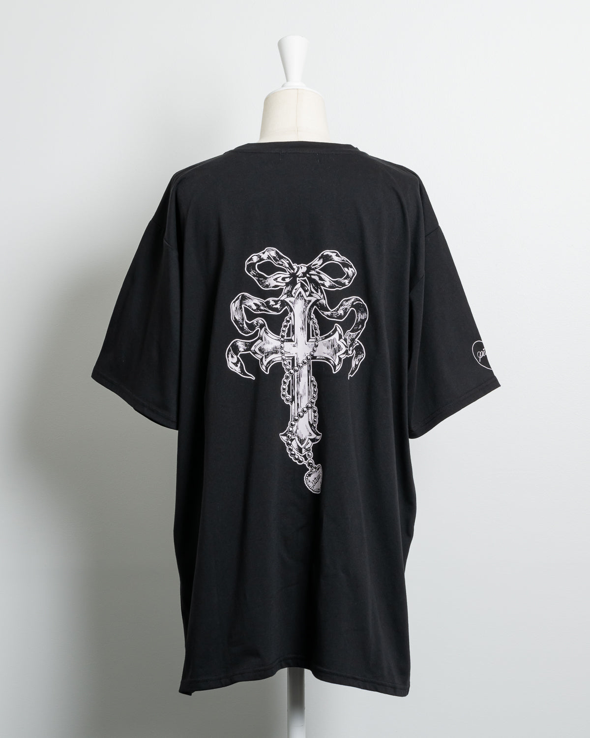 リボンクロスオーバーサイズ半袖Tシャツ