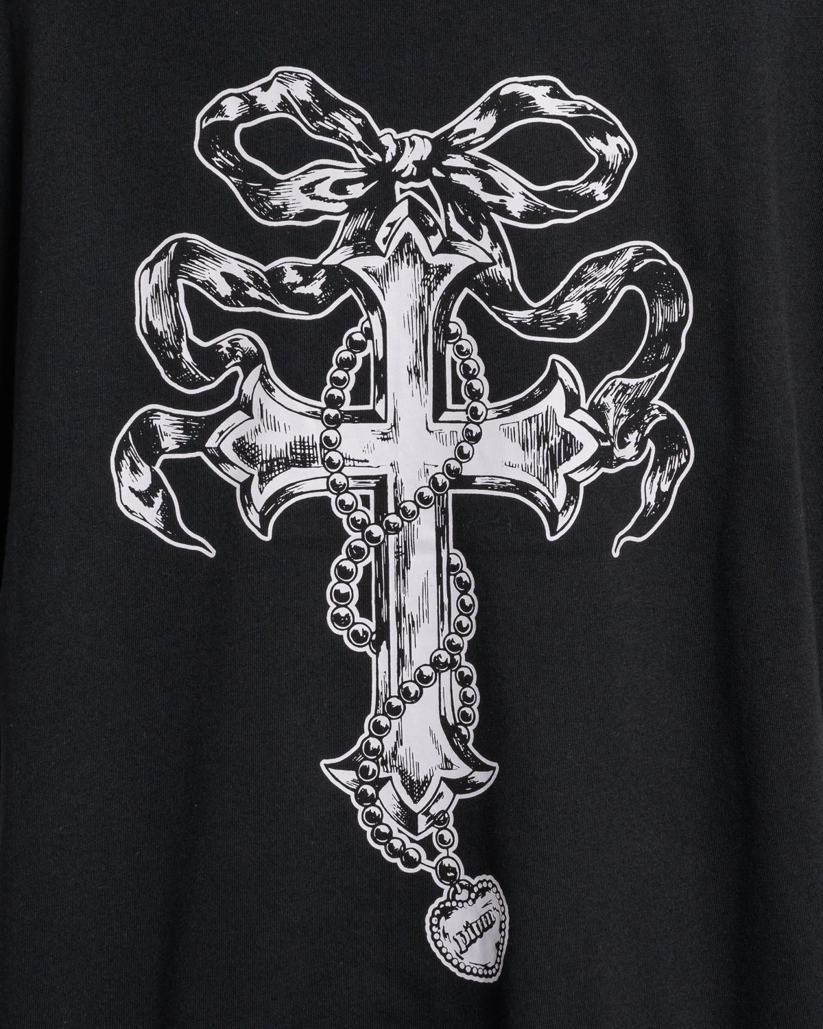 リボンクロスオーバーサイズ半袖Tシャツ