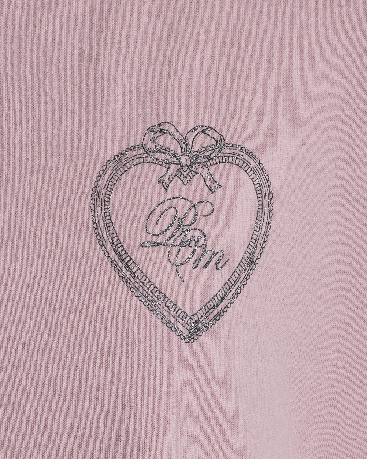 piumリボンラメオーバーサイズ半袖Tシャツ