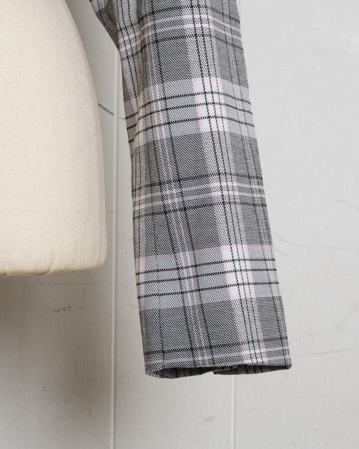 チェックフロントリボンジャケット