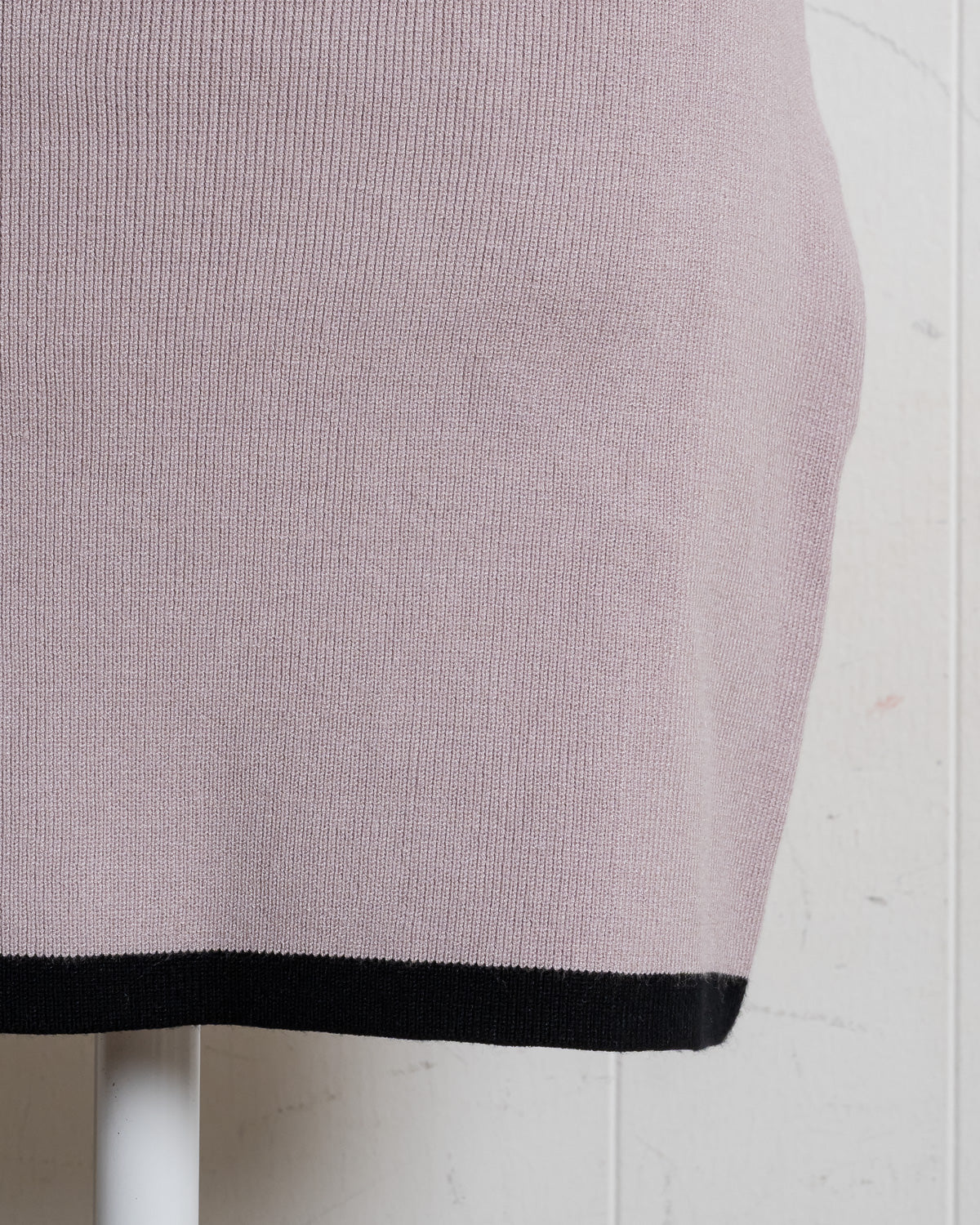 ビジューチョーカー千鳥ベルトニットワンピ