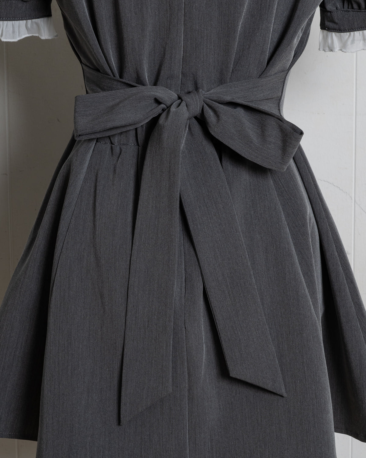 スクエアフリルシアーカフェワンピース