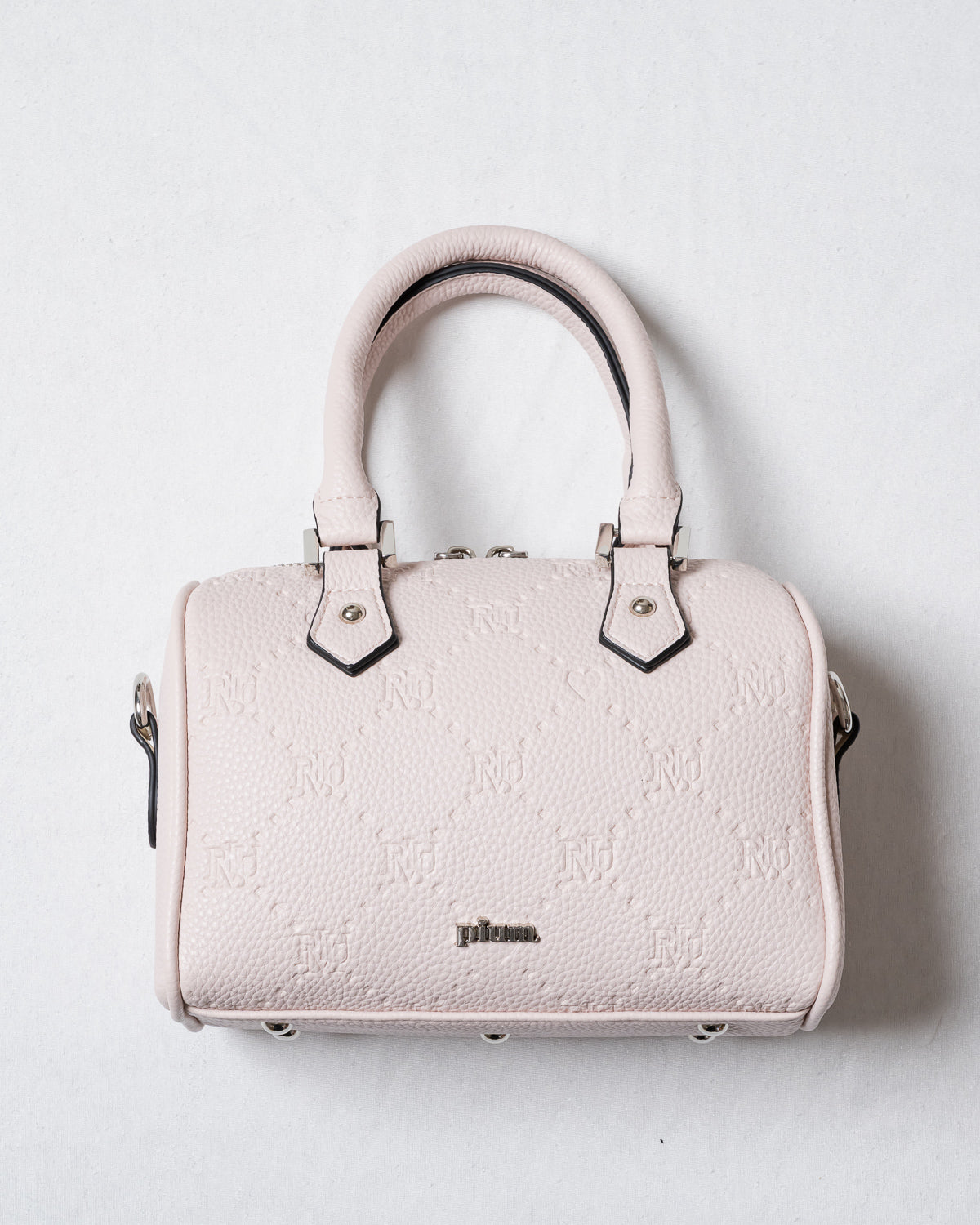 piumモノグラムミニボストンバッグ