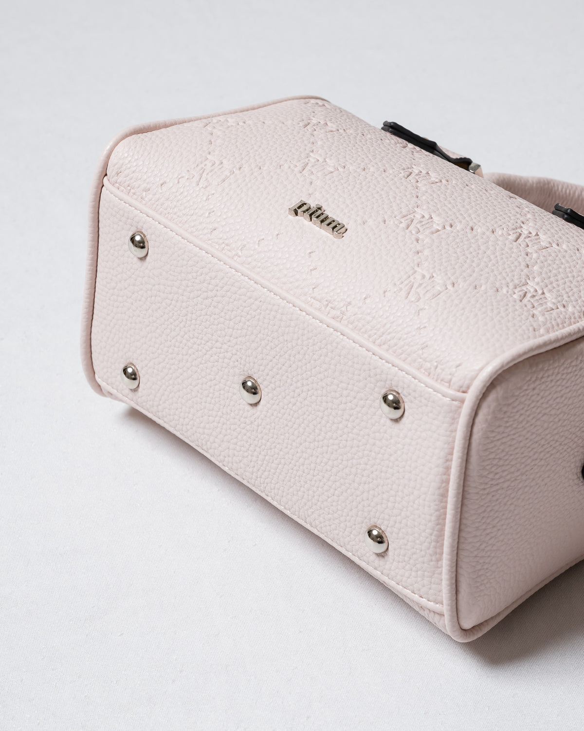 piumモノグラムミニボストンバッグ