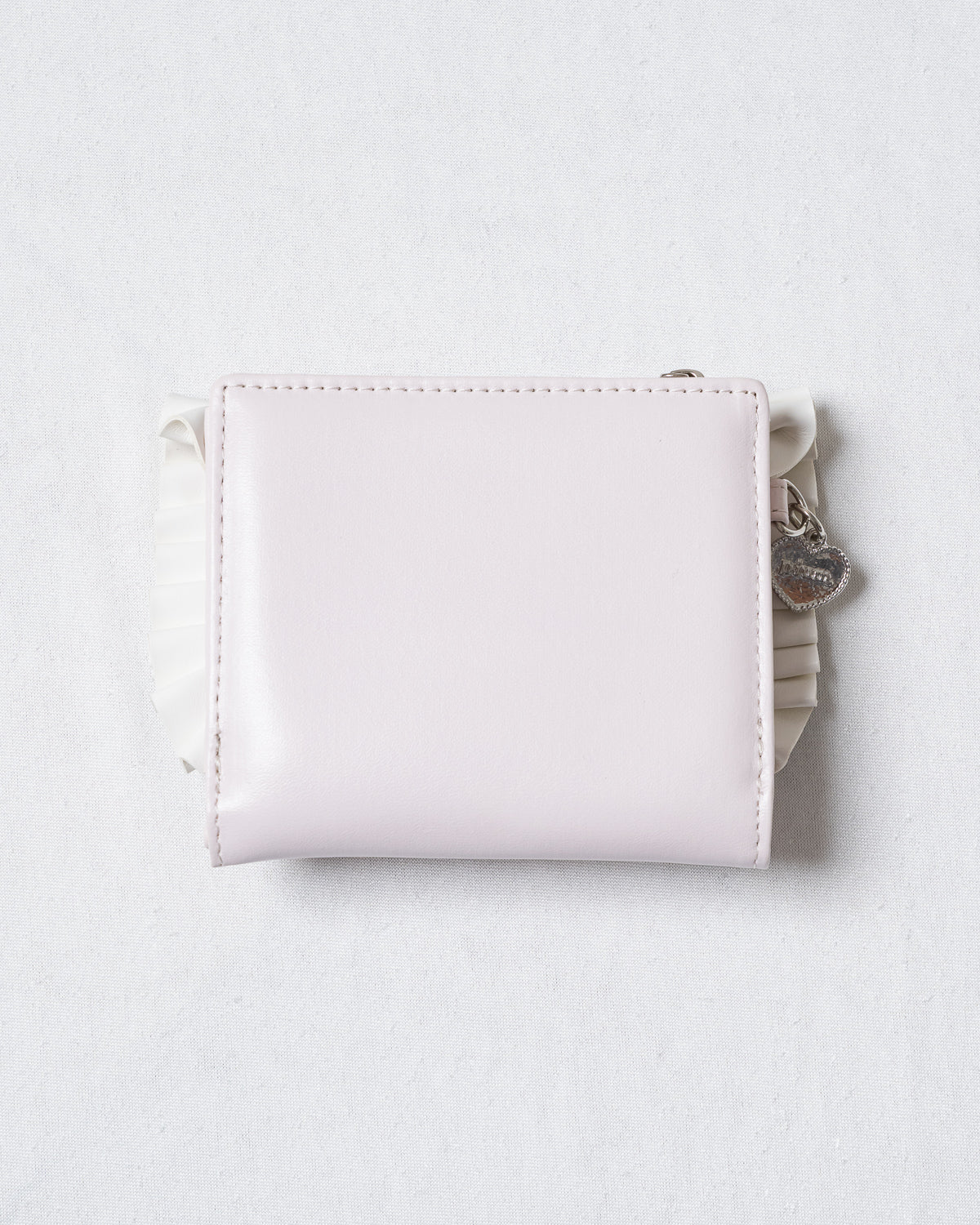 千鳥柄ハートフリルミニウォレット