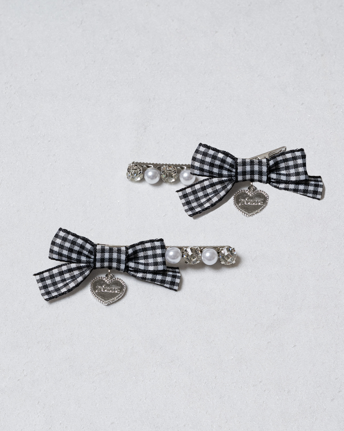 パールビジューリボンクリップセット