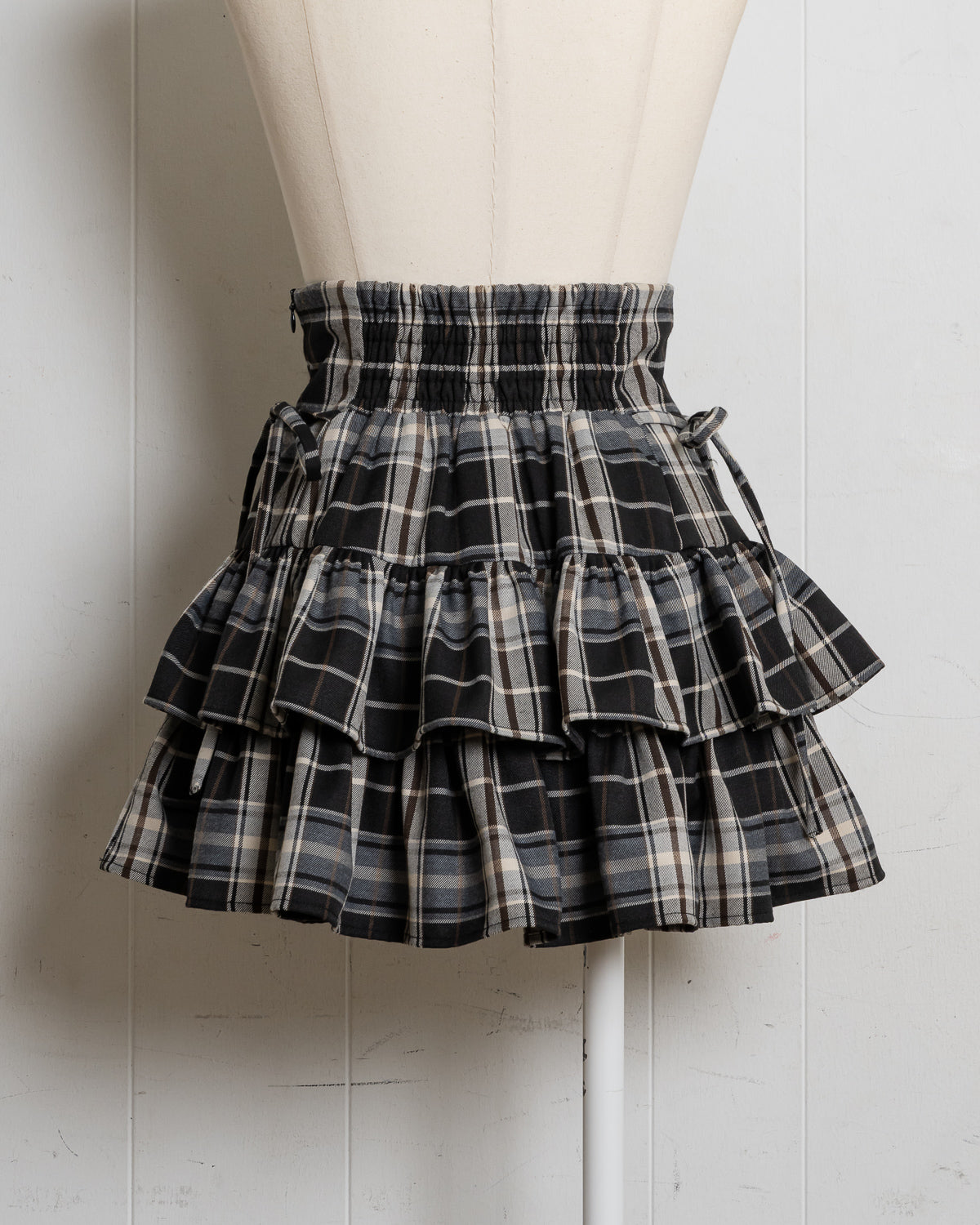 サイドリボンティアードスカート(新色)