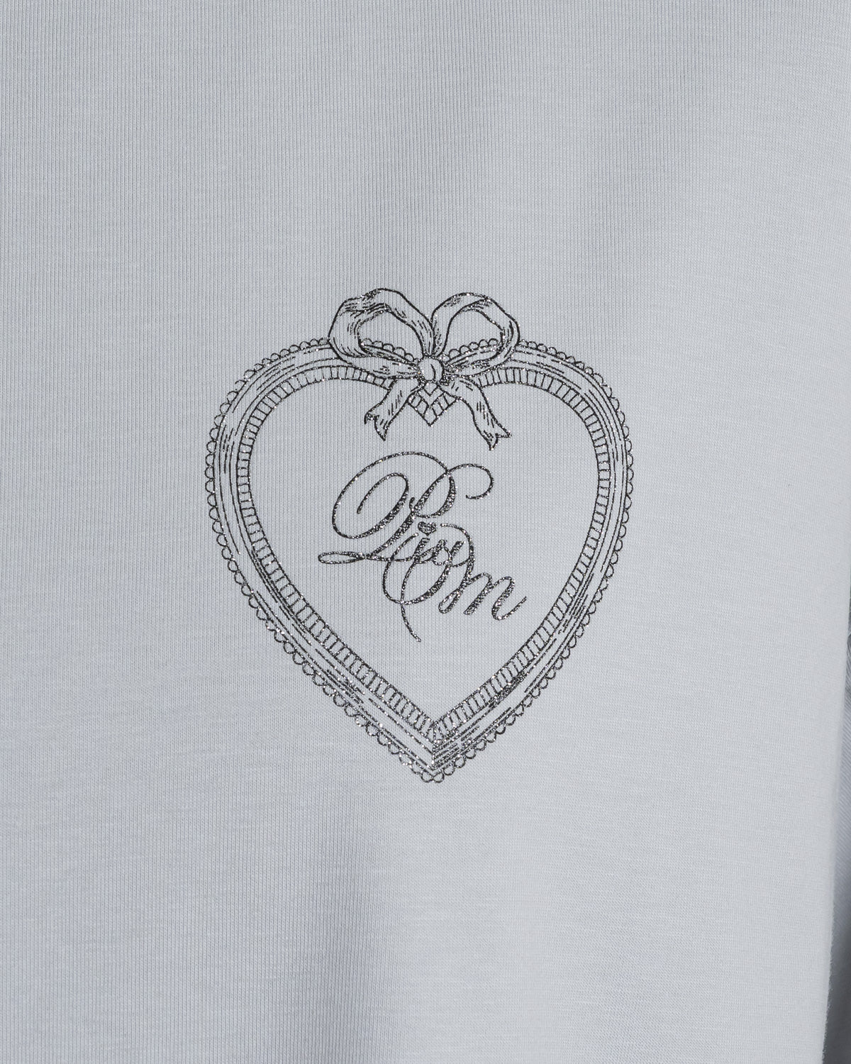 piumリボンラメオーバーサイズ半袖Tシャツ