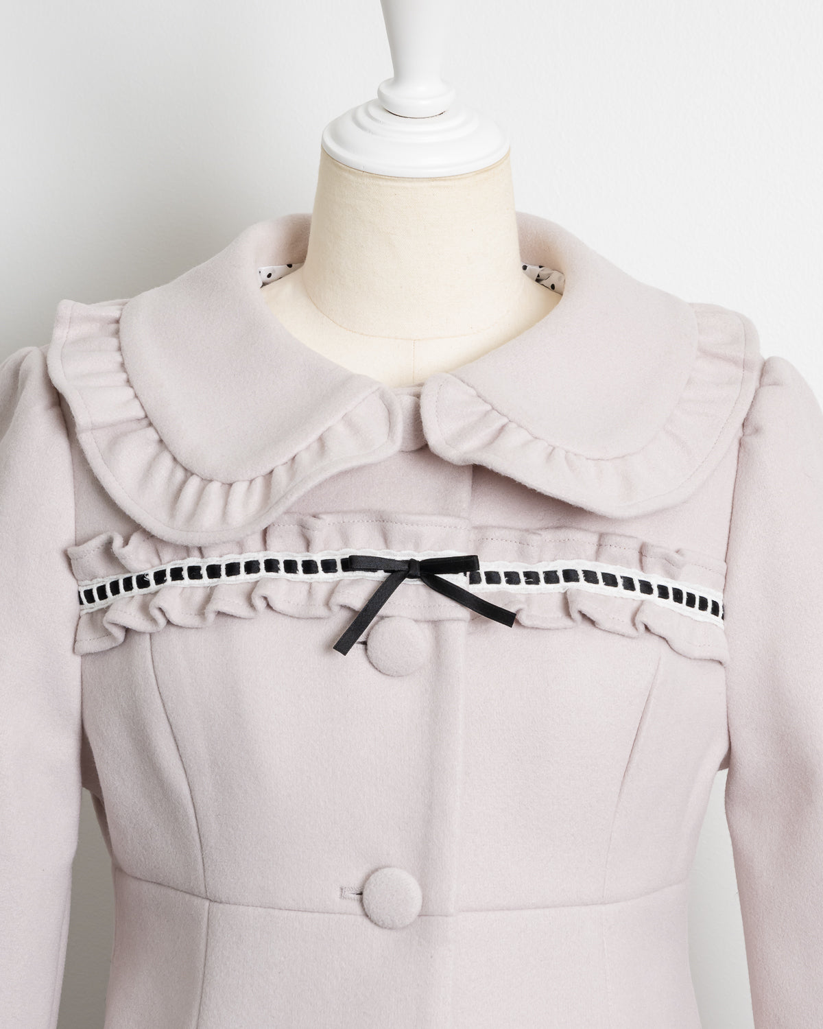 はしごレースティアードミニコート