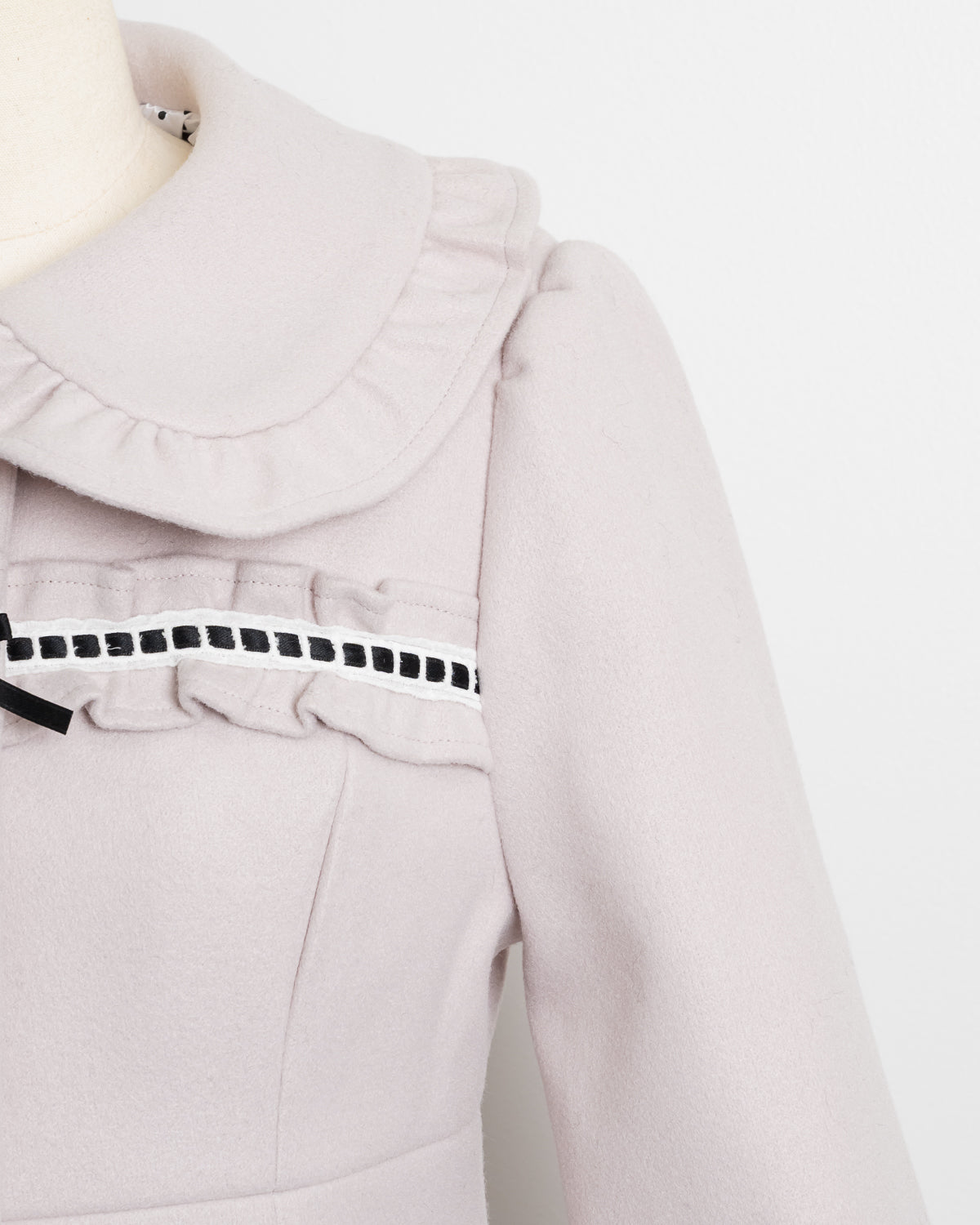 はしごレースティアードミニコート