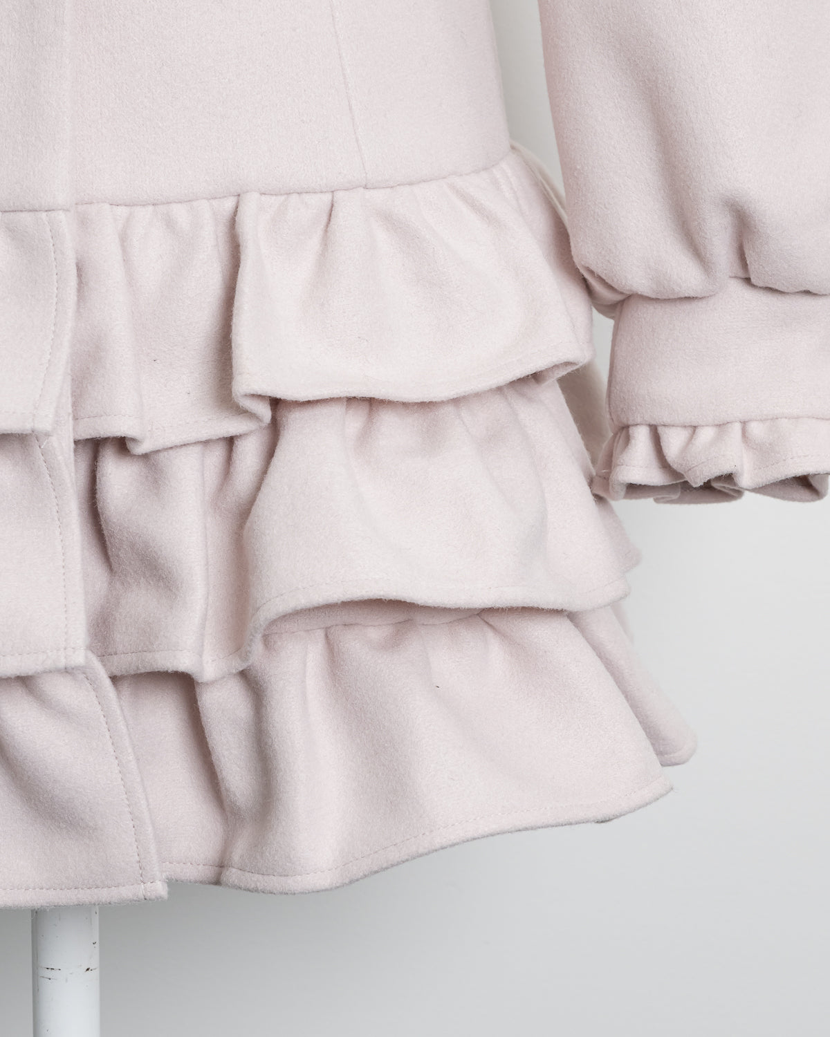 はしごレースティアードミニコート