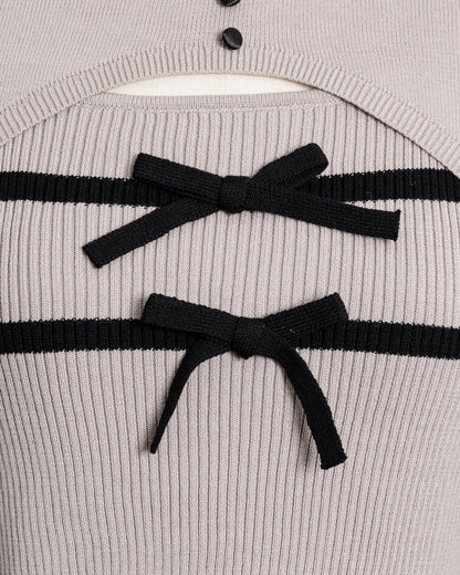 ダブルリボンニットセット