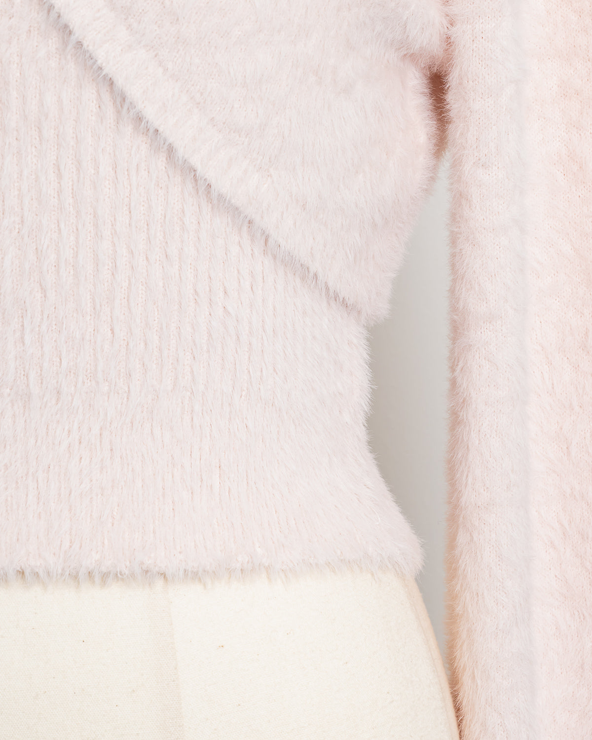 リボン×キャミフェザーニットセット