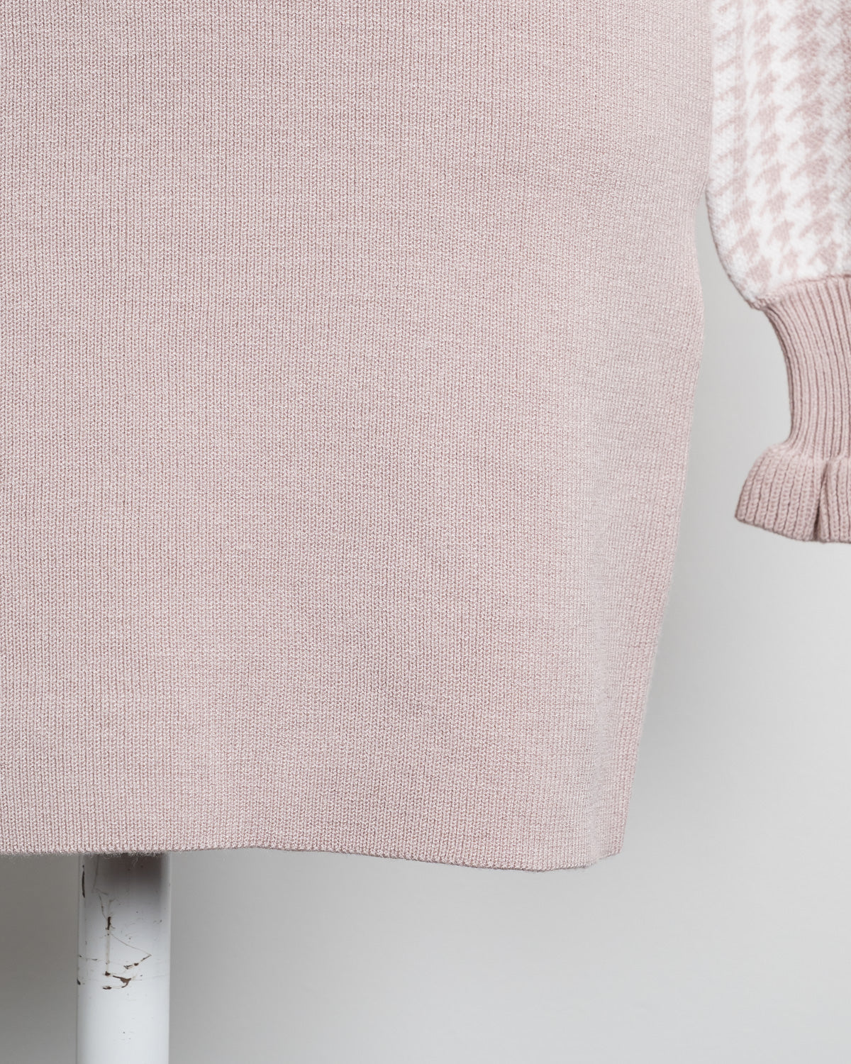 フリルカラーハートボタンニットワンピース – pium