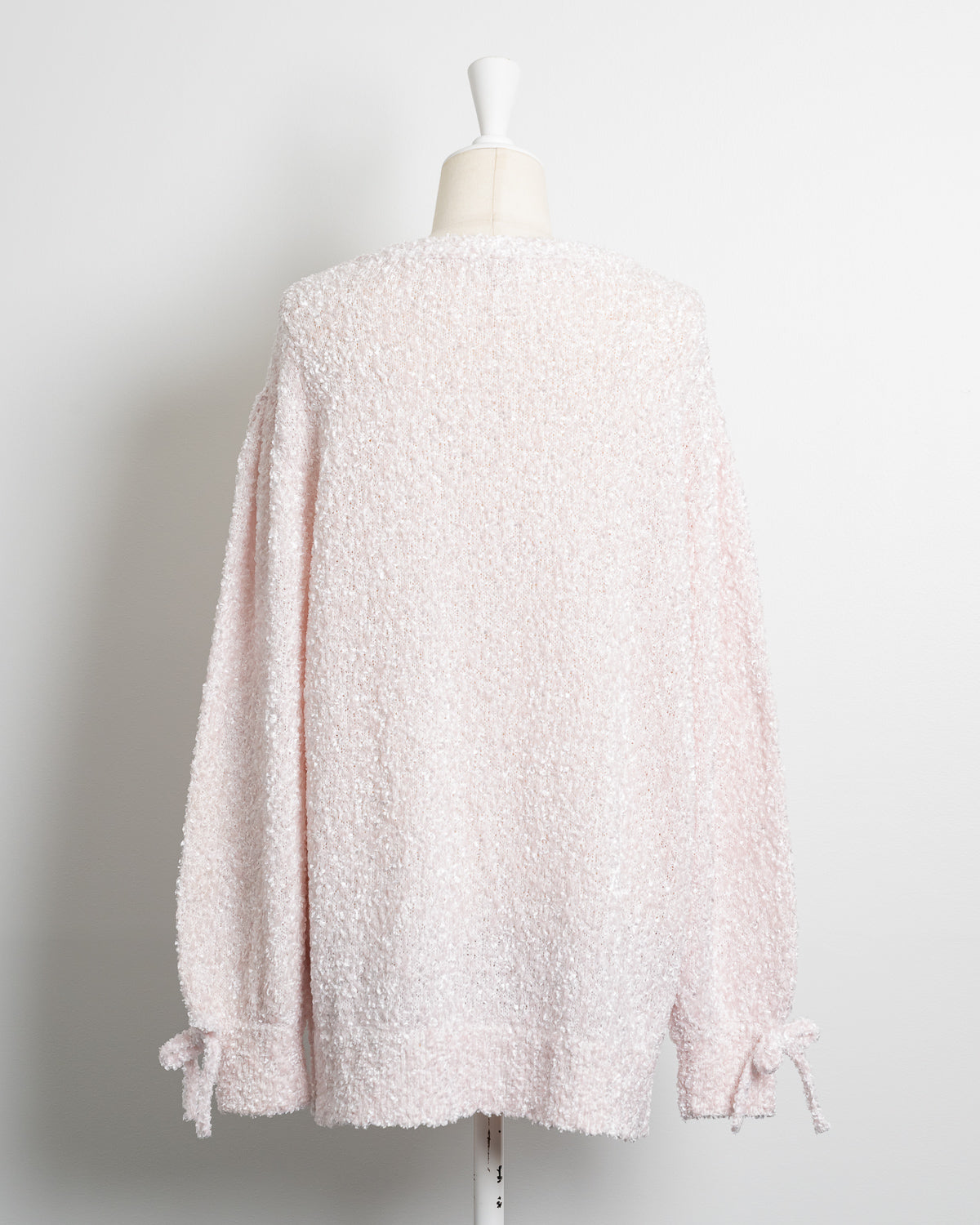 ファンシーヤーンボリュームロングカーデ