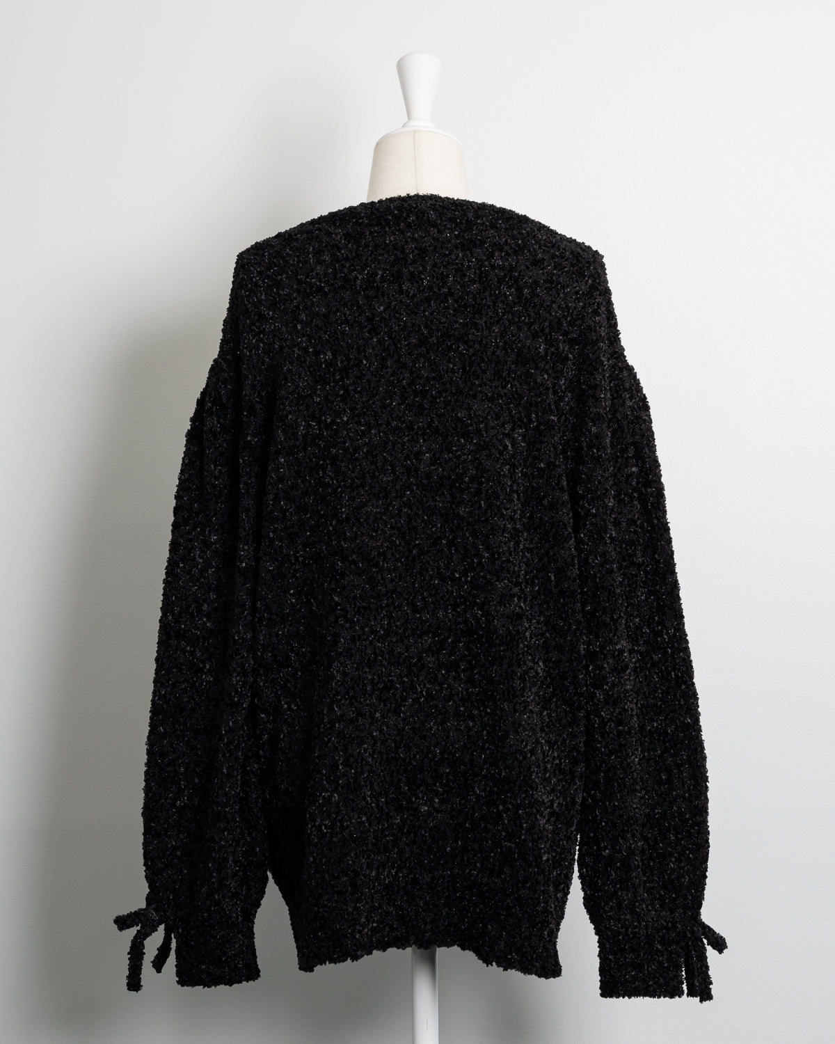 ファンシーヤーンボリュームロングカーデ