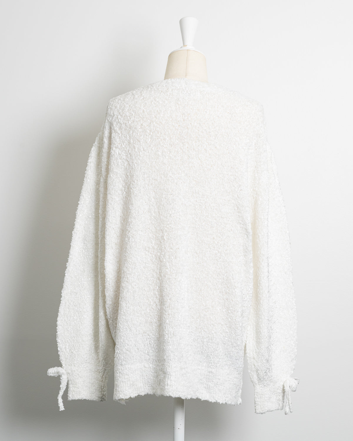 ファンシーヤーンボリュームロングカーデ