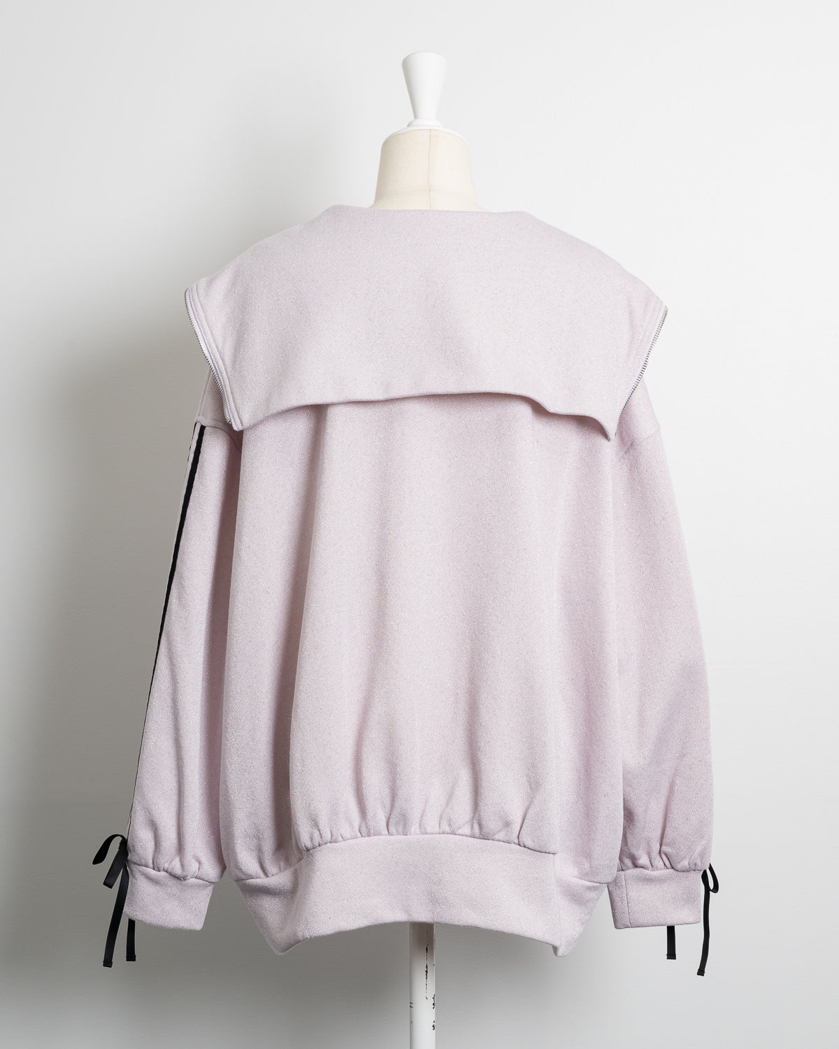 ストーンロゴオーバーサイズラメスウェット