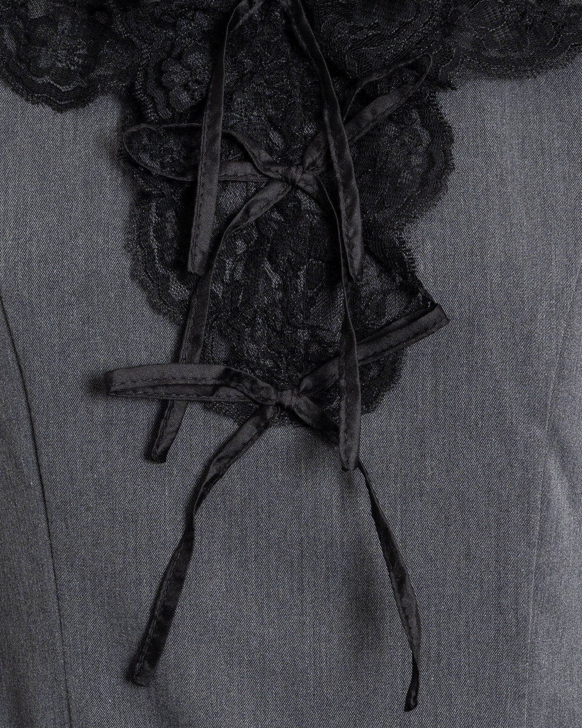 レースフリルプリーツミニワンピース