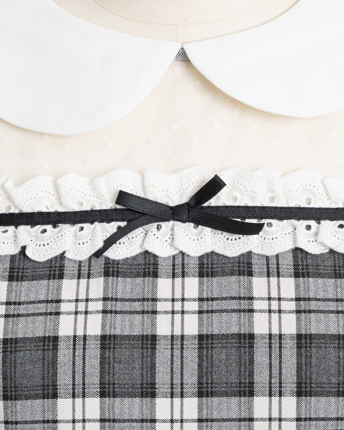 コットンフリルドーリー長袖セットアップ