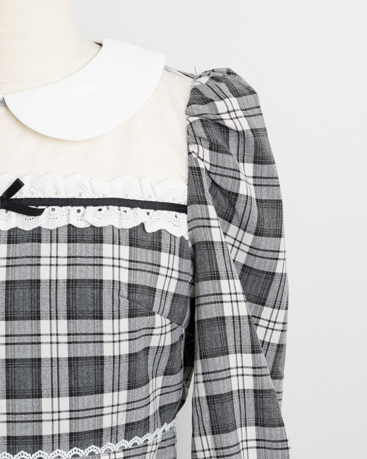 コットンフリルドーリー長袖セットアップ