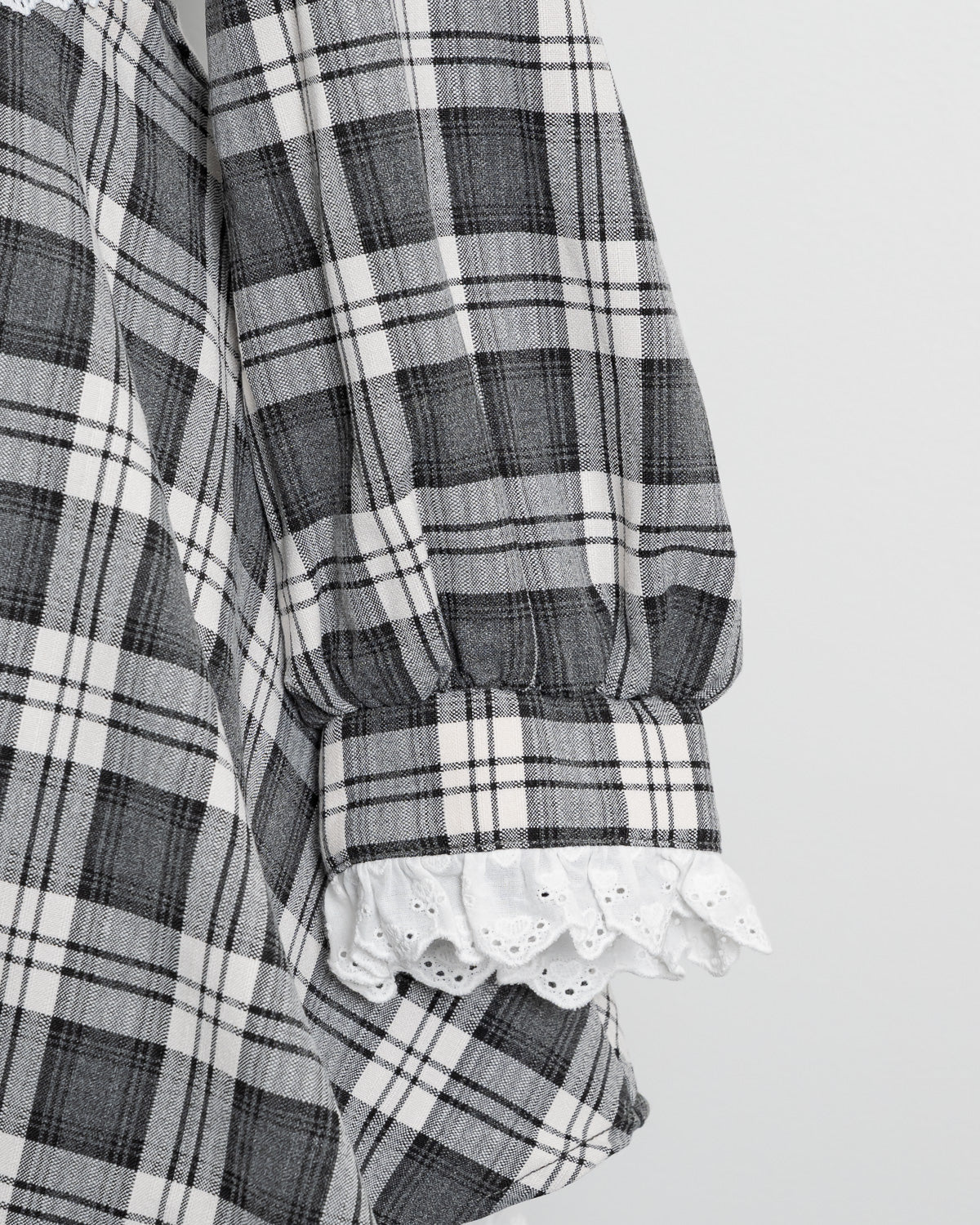 コットンフリルドーリー長袖セットアップ