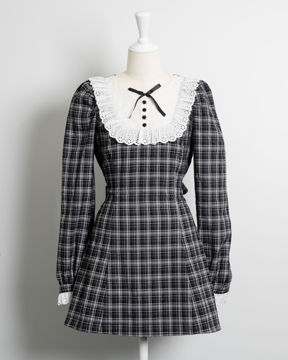 pium　コットンレースドーリカフェワンピ コットンレースドーリーカフェワンピ – pium