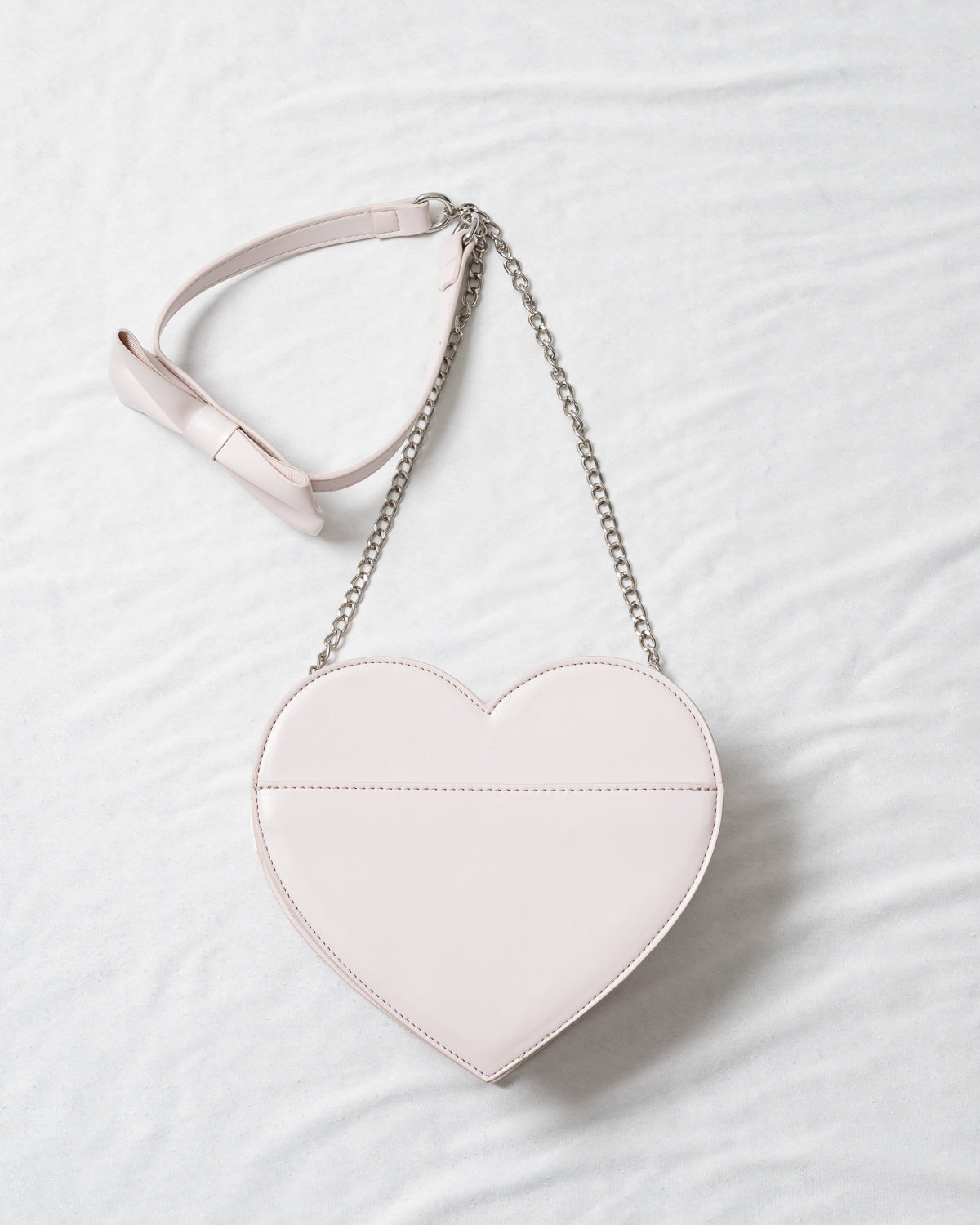 はしごリボンキルティングハートバッグ