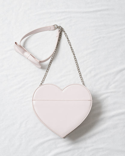 はしごリボンキルティングハートバッグ