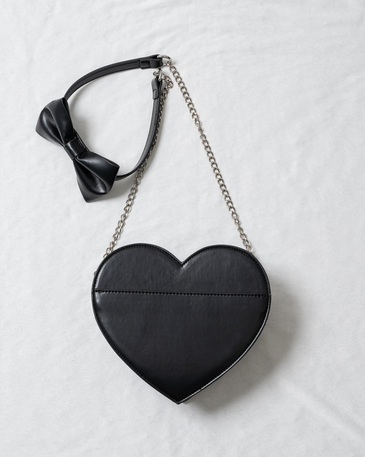 はしごリボンキルティングハートバッグ