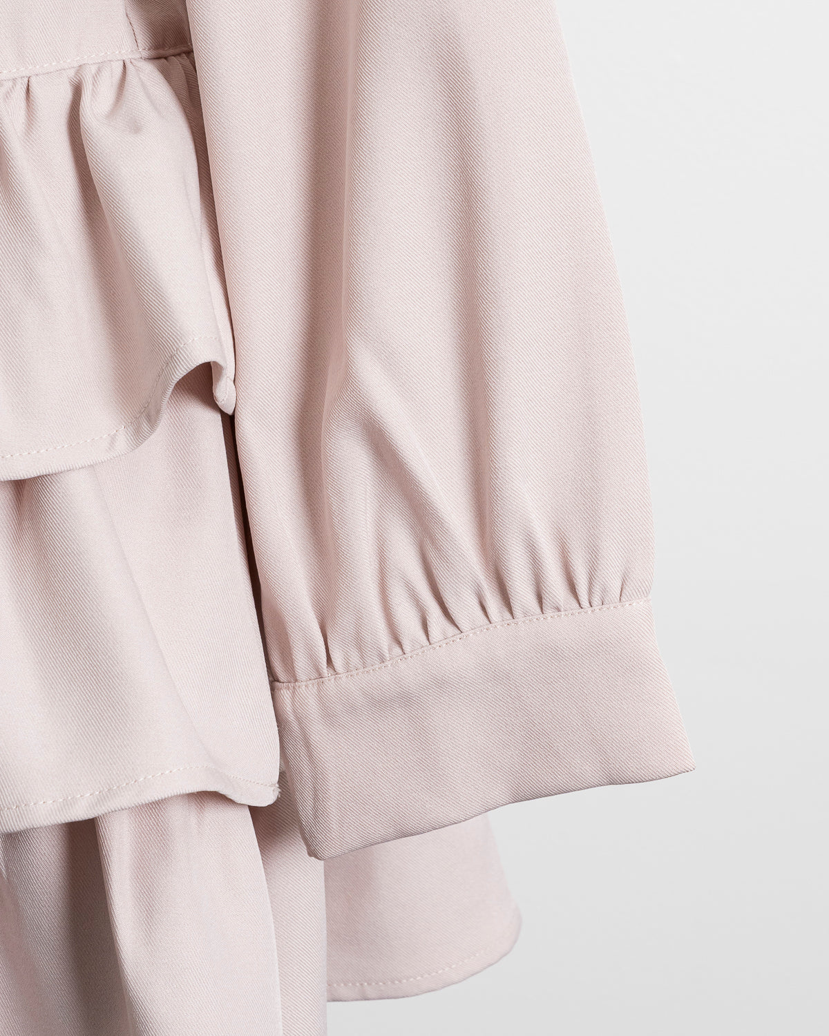 フロントリボンティアードミニワンピース