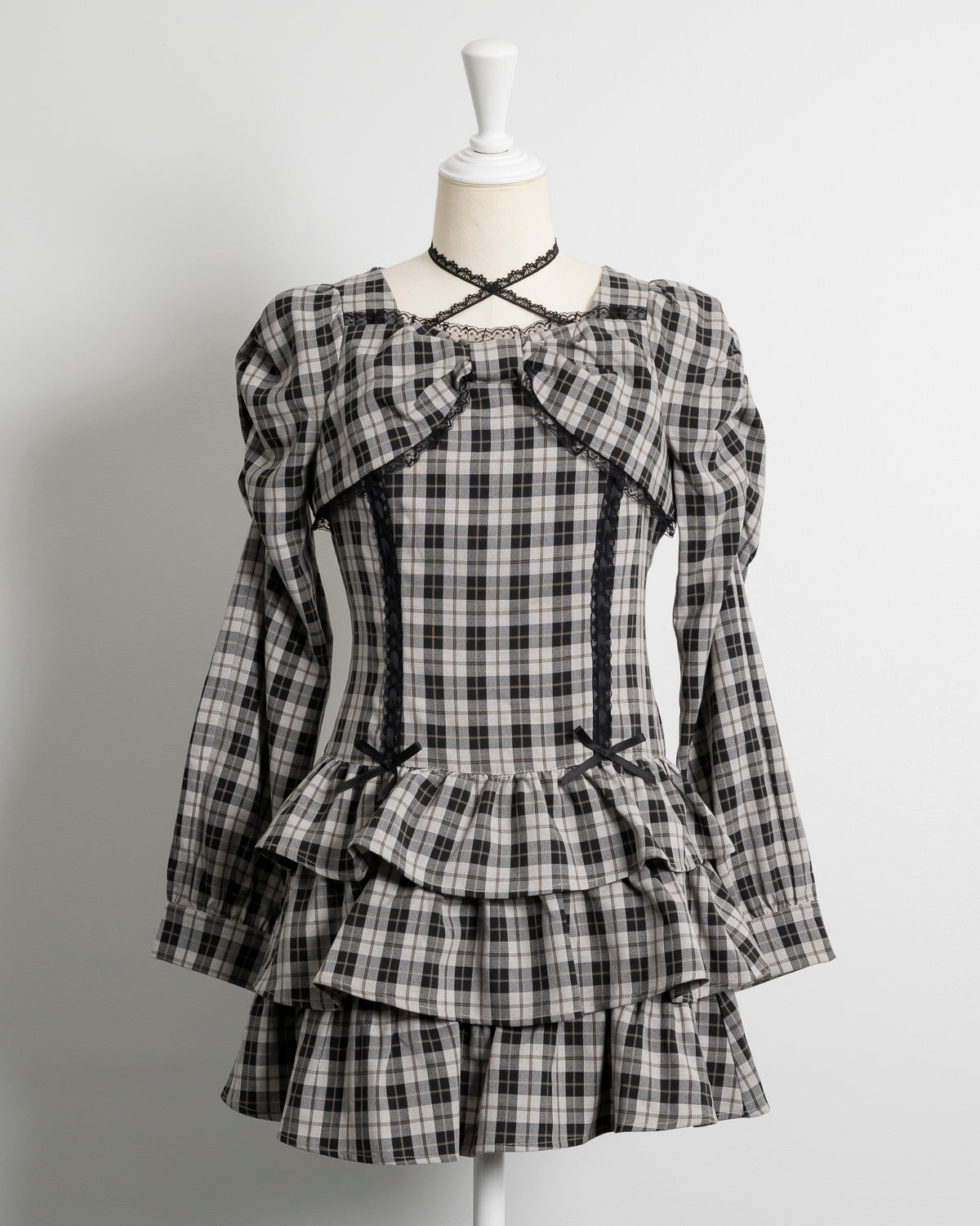 カラー：ブラウンチェック