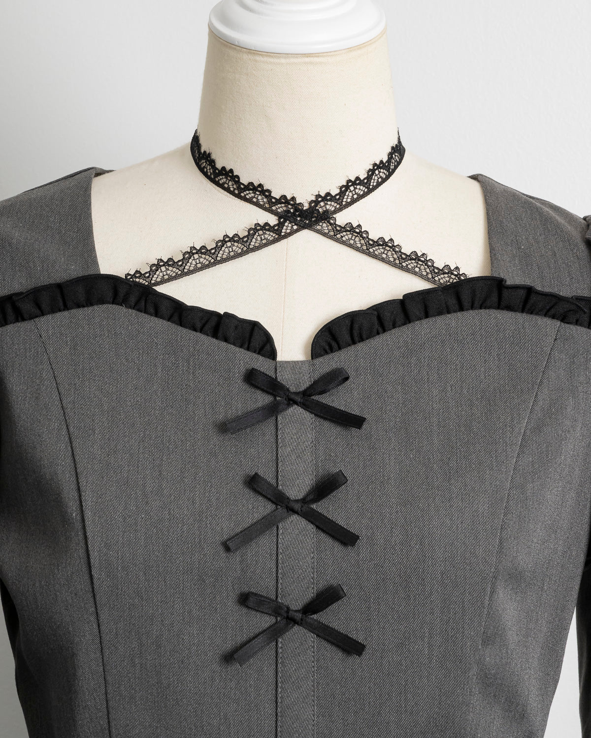 フロントリボンフリルセットアップ