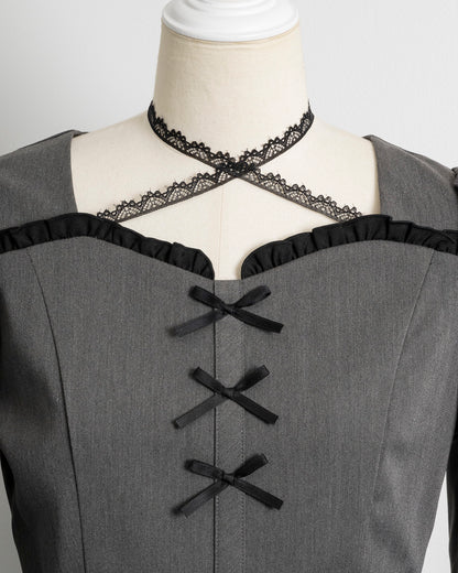 フロントリボンフリルセットアップ