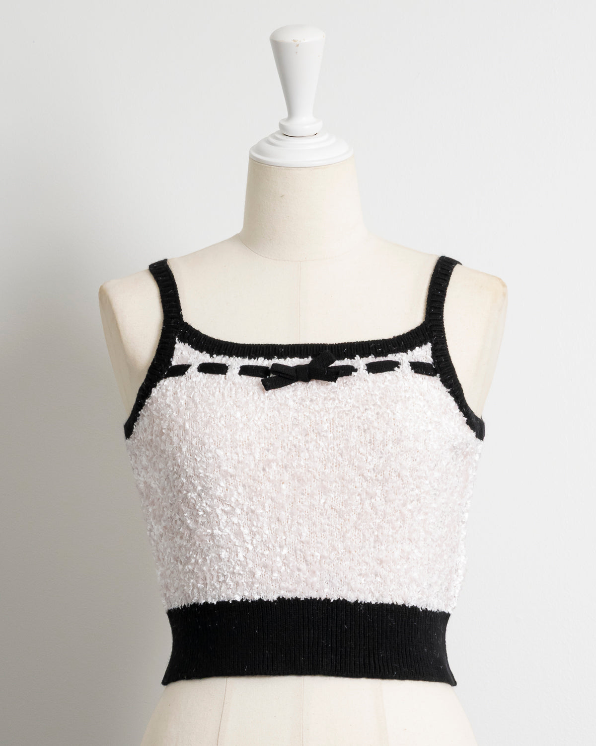 ファンシーヤーンニットカーデ×キャミセット