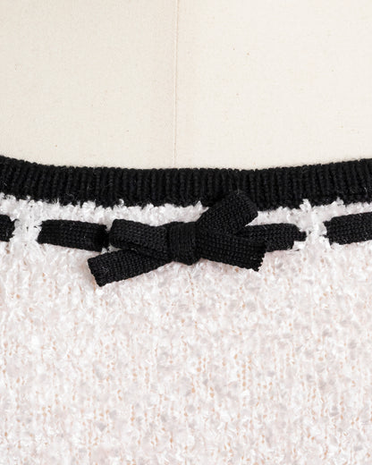 ファンシーヤーンニットカーデ×キャミセット