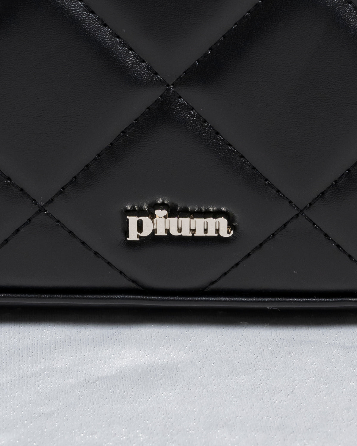 フロントフリルキルティングトート