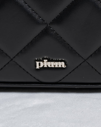 フロントフリルキルティングトート