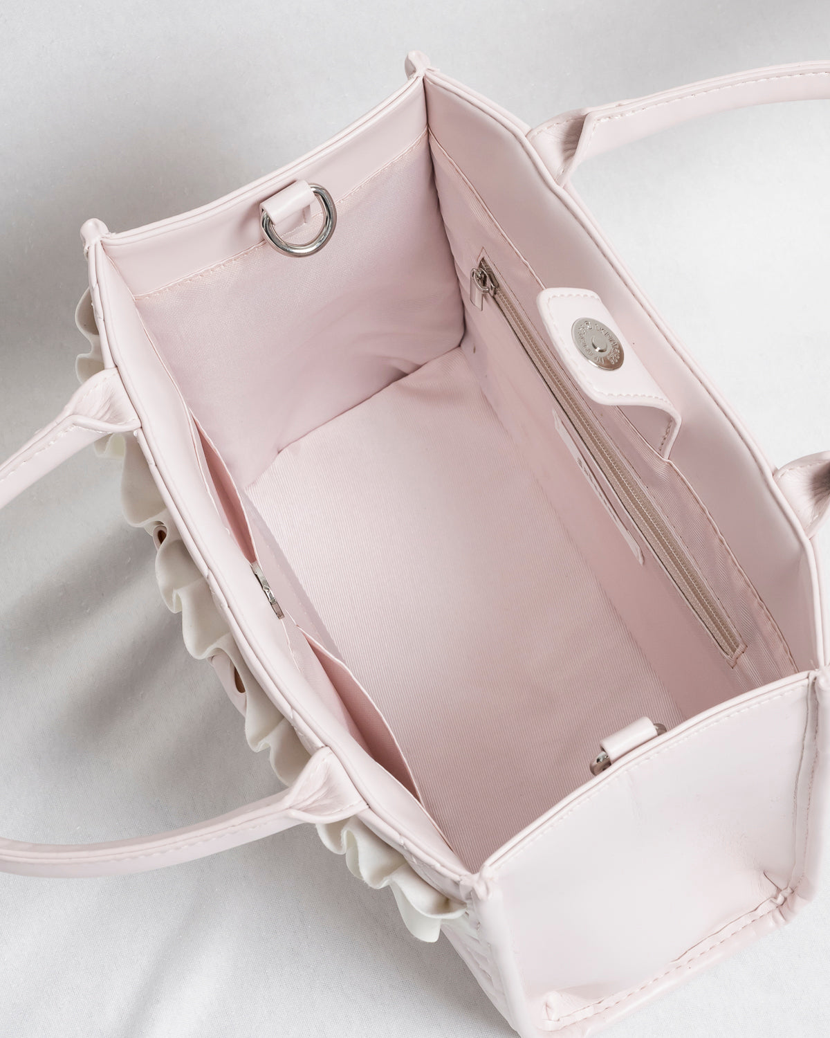 フロントフリルキルティング2wayトート