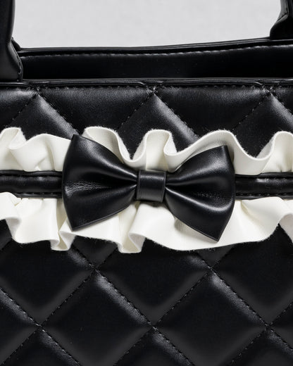 フロントフリルキルティング2wayトート