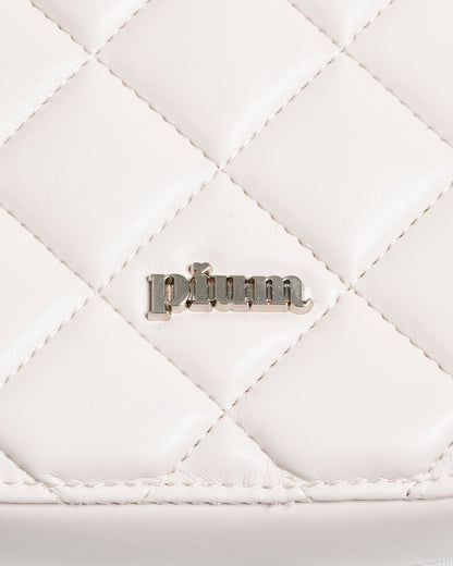 フロントリボンキルティングフォンホルダー